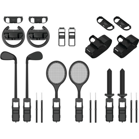 Kit Sport 10-en-1 Venom pour Nintendo Switch 2 - Accessoires de Jeu Complets