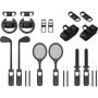 Kit Sport 10-en-1 Venom pour Nintendo Switch 2 - Accessoires de Jeu Complets