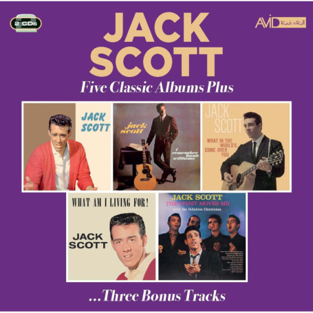 Coffret CD Jack Scott : Cinq Albums Classiques