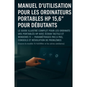Guide Pratique pour Débutants : Maîtrisez votre Ordinateur Portable HP 15,6"
