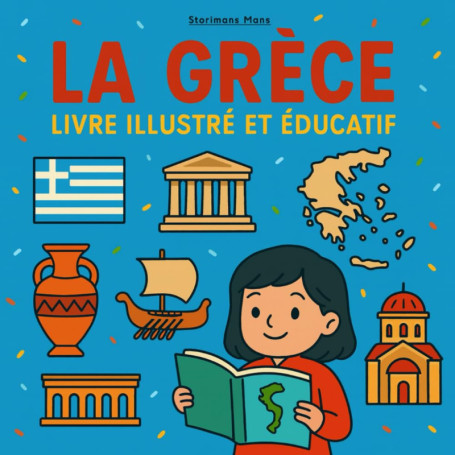 La Grèce : Livre illustré éducatif pour enfants de 7 à 12 ans