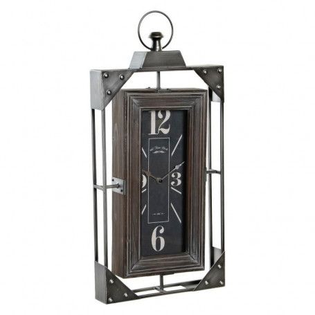 Horloge Murale DKD Home Decor Loft Bois Fer (29 x 6.5 x 61 cm) 69,99 €