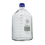 Bouteille de stockage en verre borosilicate 5L avec bouchon GL45