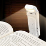 Lampe de Lecture Rechargeable AiQInu avec Clip et 3 Couleurs