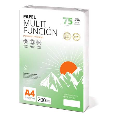 Papier A4 75g - 200 Feuilles Polyvalentes pour Imprimante et Photocopieur