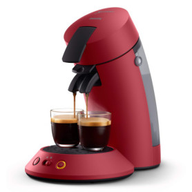 Cafetière à dosettes Philips Senseo Original Plus Rouge avec sélection d'intensité