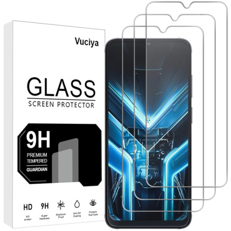 Vuciya Lot de 3 Verres Trempés pour CUBOT X70 - Protection Écran HD Ultra Transparent
