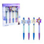 Lot de 4 Stylos Disney Frozen avec Elsa, Anna et Olaf