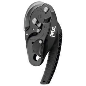 Descendeur Auto-bloquant PETZL I'd L Noir pour Secours Techniques