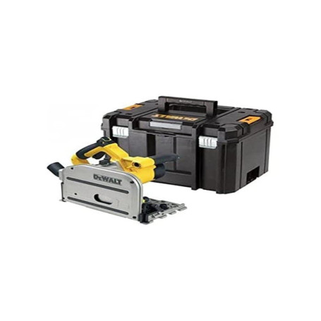 Scie Plongeante DeWalt DWS520KTR-QS 1300W avec Coffret et Rail de Guidage