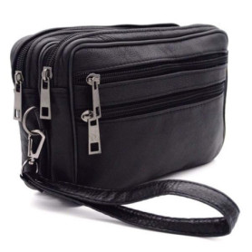 Sacoche en Cuir Charmoni avec Lanière Amovible - Élégante et Pratique