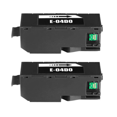 DogePro Lot de 2 Boîtes de Maintenance Compatibles pour Epson EcoTank ET-7700 ET-7750