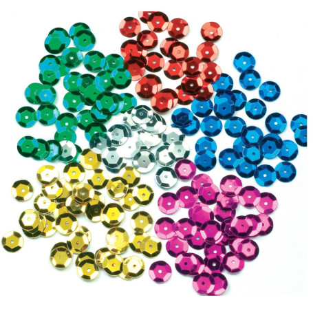 Pot de Sequins Colorés pour Activités Manuelles - Baker Ross