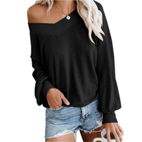 Pull Long Élégant à Manches Longues pour Femmes - Dreamskull