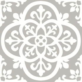 Carreaux de sol en vinyle Medina FloorPops - Gris, 10 dalles faciles à installer