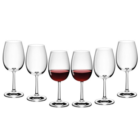 Lot de 6 Verres à Vin Rouge en Cristal Gerlach 1760 - Élégance et Fonctionnalité