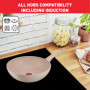 Poêle Wok Tefal Delight 28 cm - Revêtement Antiadhésif Mineralia
