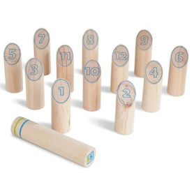 Jeu de Lancer Finlandais en Bois de Pin - Amusement en Famille