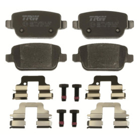Kit de Plaquettes de Frein TRW GDB1732 pour Ford Focus II - Essieu Arrière