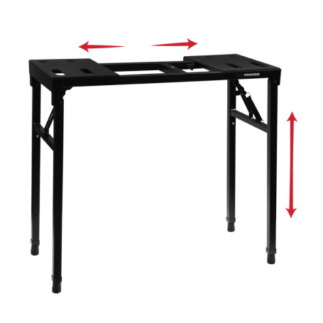 Table Utilitaire Ultra-Robuste pour Clavier et Équipement DJ
