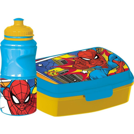 Set Bouteille et Boîte à Sandwich Spiderman 380 ml pour Enfants 44,25 €