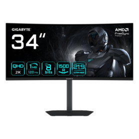 GIGABYTE GS34WQCA Écran Gaming Incurvé 34" WQHD 120Hz