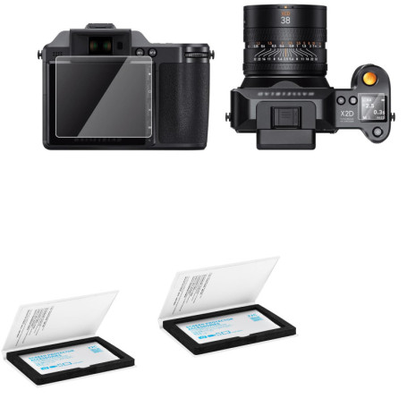 JJC Lot de 2 Films Protecteurs en Verre Trempé pour Hasselblad X2D II 100C