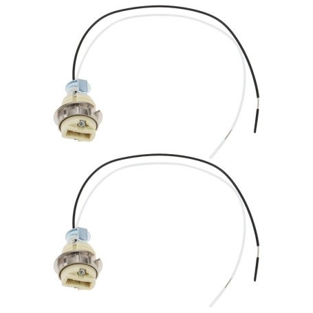 Douilles de Lampe G9 en Céramique - 2pcs avec Fil de 10 Pouces