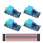 Lot de 4 modules de transformateur de tension actif monophasé ZMPT101B