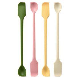 Set de 4 Mini Spatules en Silicone Résistantes à Chaleur