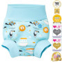 Couches de Natation Réutilisables Happy Nappy Bleu Clair 1-2 ans