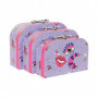 Set de boîtes décoratives DKD Home Decor Métal Lila Carton (28 x 9,5 x 20 cm) 30,99 €