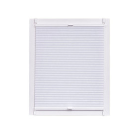 Store Plissé Nid d'Abeille Sunlines - Lumière du Jour, 120x150 cm, Blanc