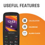 myPhone 6410 LTE - Téléphone 4G Simple avec Écran Clair et Gros Boutons