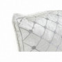 Coussin DKD Home Decor 8424001850334 Gris Polyester Velours Aluminium Blanc Losa 52,99 €