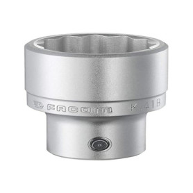 Douille Facom K.55B 3/4" 55 mm OGV - Finition Chromée Satinée