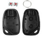 Coque de Clé de Voiture Compatible pour Renault et Nissan - 2 Boutons
