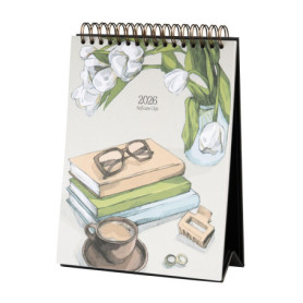 Calendrier de Bureau 2026 Kokonote - Self Care Club avec Espace pour Notes