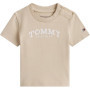 T-shirt Bébé Tommy Hilfiger Monotype Logo Beige 12 Mois