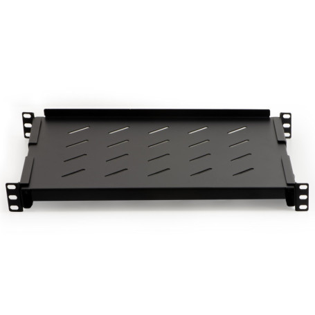 Étagère Rack 19" Extensible LINK avec 4 Crochets - Noir