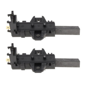 Paire de Balais de Charbon avec Support pour Lave-Linge - Compatible AEG et Electrolux