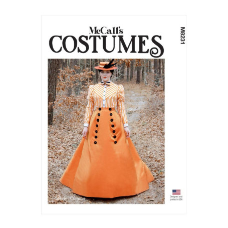 Patron de Couture Femme McCall's M8231E5 - Costume Élégant