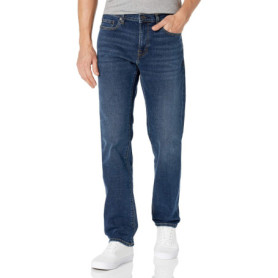 Jean Stretch Coupe Droite Homme - Bleu Foncé Vintage