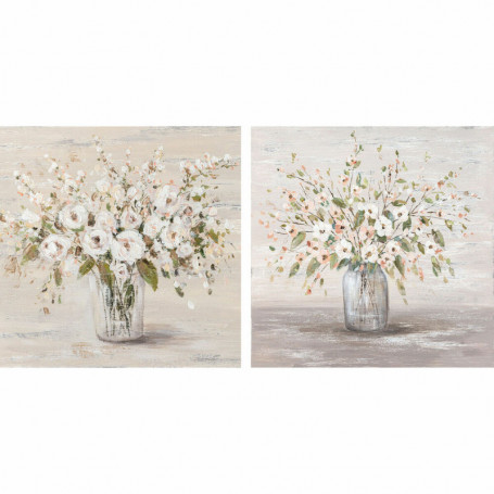 Cadre DKD Home Decor Vase (90 x 2,4 x 90 cm) (2 Unités) 159,99 €