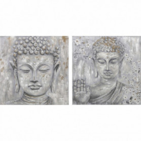 Cadre DKD Home Decor Buda Oriental (100 x 2,4 x 100 cm) (2 Unités) 209,99 €