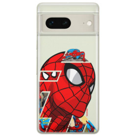 Coque de Téléphone ERT GROUP pour Google Pixel 7 - Design Spider Man Officiel