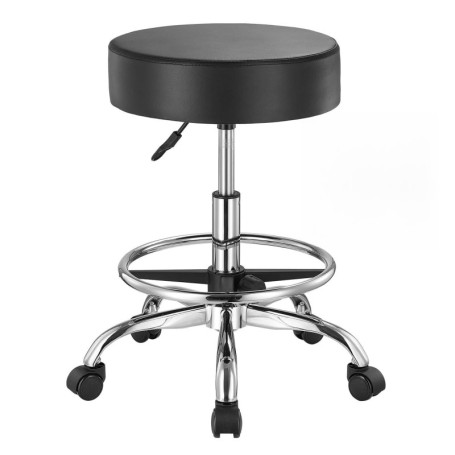 Tabouret à roulettes VEVOR avec Repose-Pieds - Hauteur réglable et confort optimal