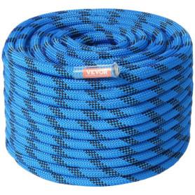 Corde d'Escalade Statique VEVOR 12,7 mm - 45,72 m, Sécurité Extérieure