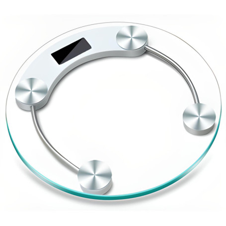 Balance de Salle de Bain Numérique Retoo avec Écran LCD et Verre Trempé