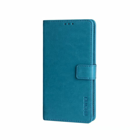 Coque Étui Portefeuille pour Oppo CPH2211 - Protection Antichoc en TPU et Cuir Bleu Ciel